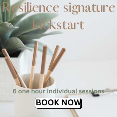 Package 1: Resilience Signature Kickstart (Focus on Clarity)​